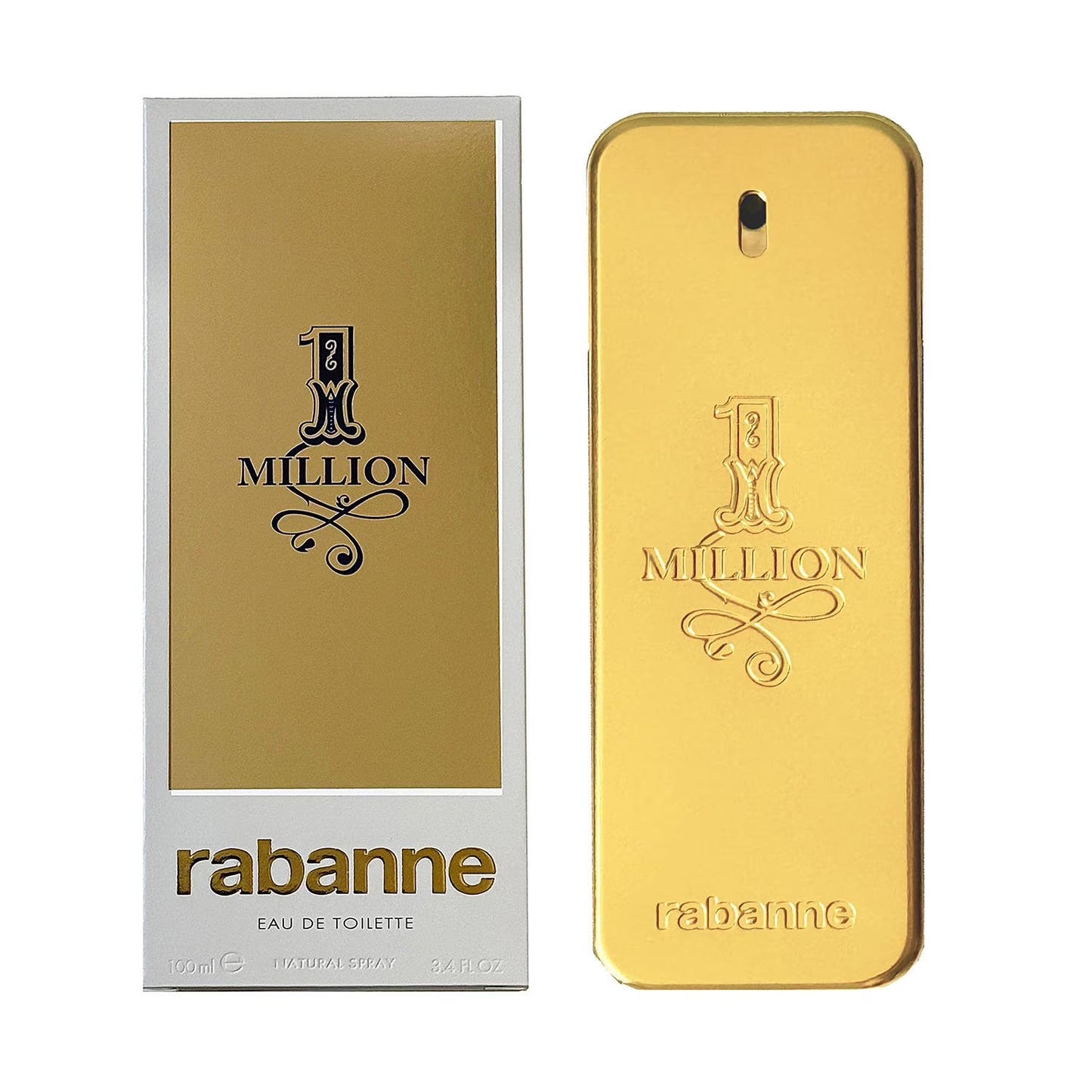 Rabanne 1 Million Eau de Toilette 100ml (3.4 fl oz) for Men
