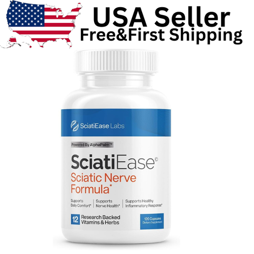 SciatiEase Sciatic Nerve Support 120 Capsules