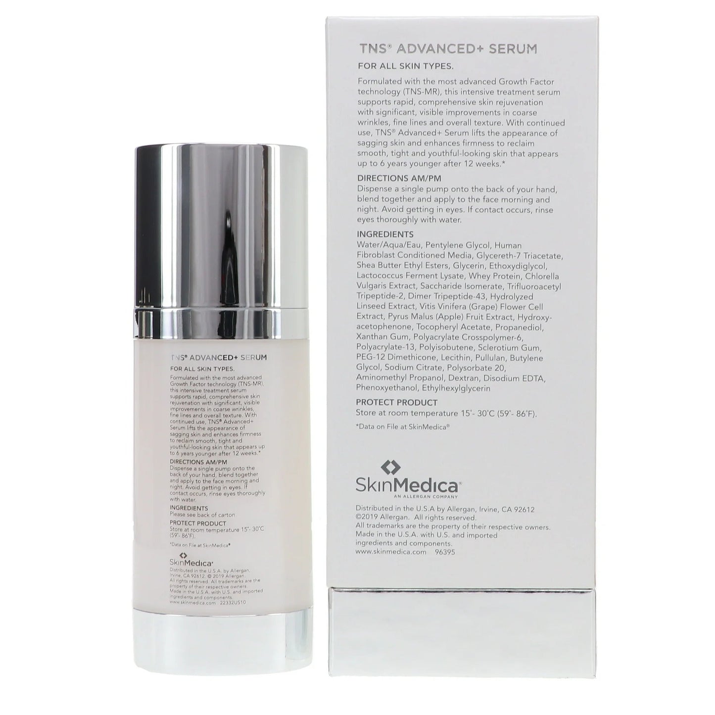 SkinMedica TNS Advanced+ Serum 1 oz – Anti-Aging Skin Care Serum (Sealed)